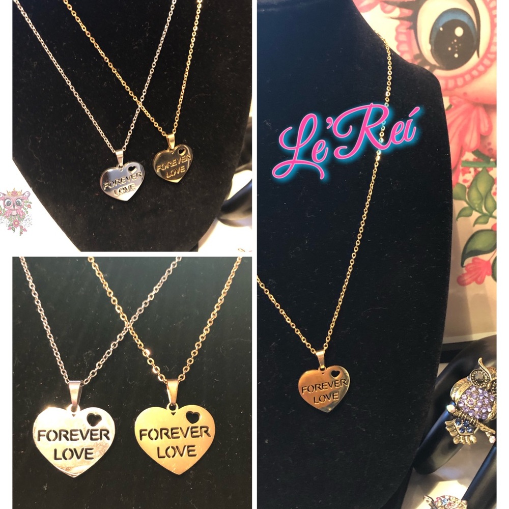 Stainless Steel Forever Love Necklace